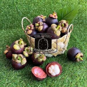 [NOT IN SEASON] Fresh QLD Purple Mangosteens. Garcinia mangostana - The Thorny Fruit Co
