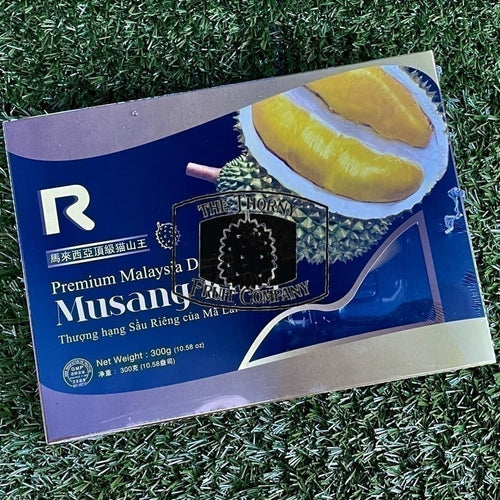 [PRE-ORDER] Rockman Premium Musang King D197 Frozen Durian pulp 300g box - The Thorny Fruit Co